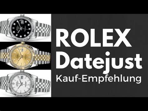 rolex datejust unterschiede